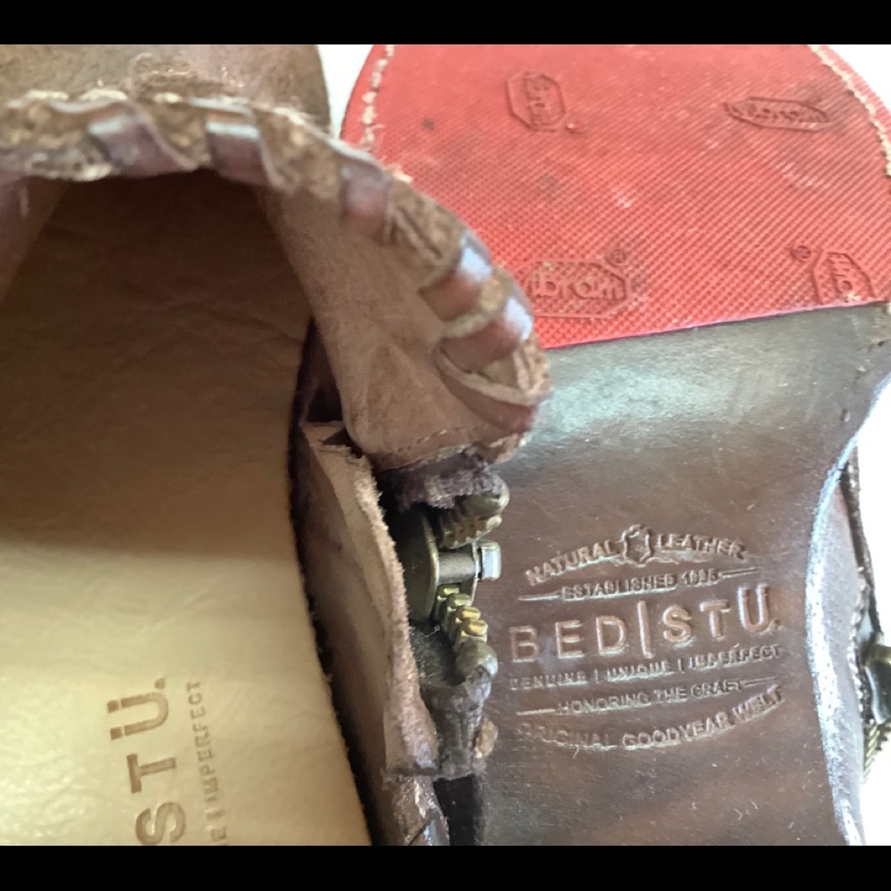 NEW Bed Stu Carla Chunk Heel Booties, Size 7 - Picture 11 of 13
